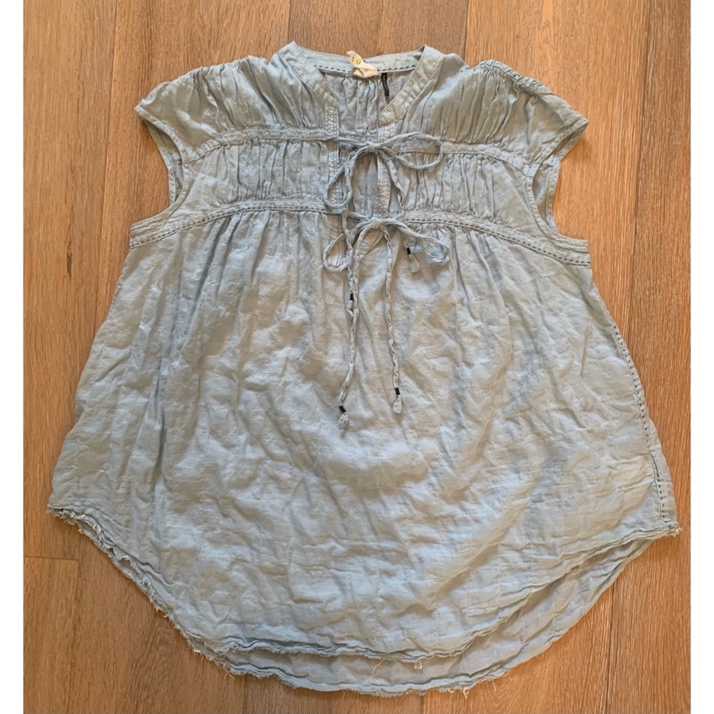Akemi & Kin (Anthropologie) Gauzy Cotton Top